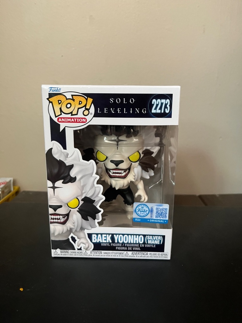 Funko POP! Baek Yoonho (Silver Mane) - White, Black & Yellow